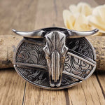 Belt Buckle Western Design Hidden EDC Tool Zinc Alloy