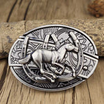 Belt Buckle Western Design Hidden EDC Tool Zinc Alloy