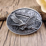 Belt Buckle Western Design Hidden EDC Tool Zinc Alloy
