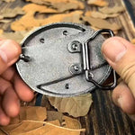 Belt Buckle Western Design Hidden EDC Tool Zinc Alloy