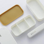 Bento Lunch Box Two-Layer Airtight Microwave-Safe