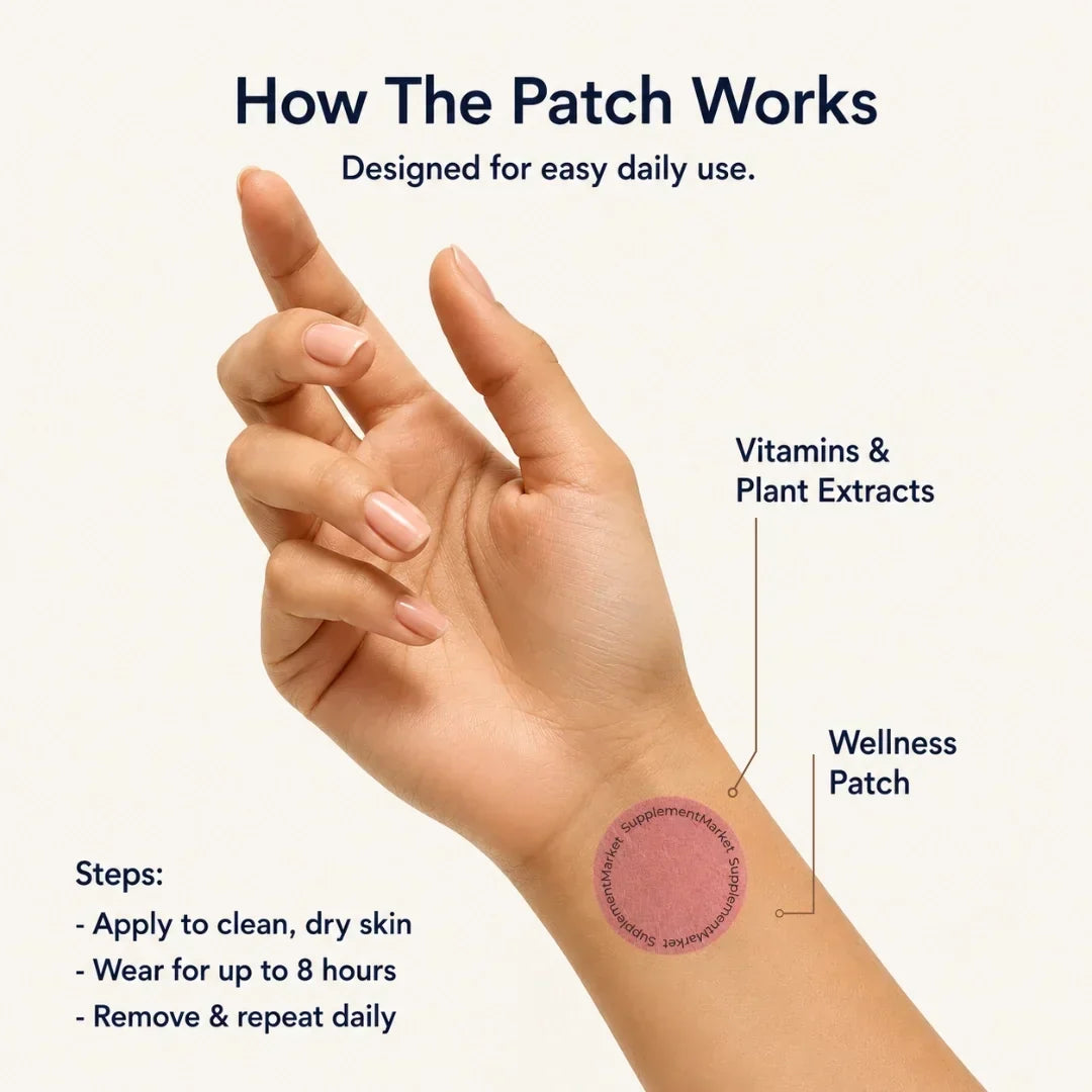 Berberine Patches Transdermal Time-Release Up to 8 Hours