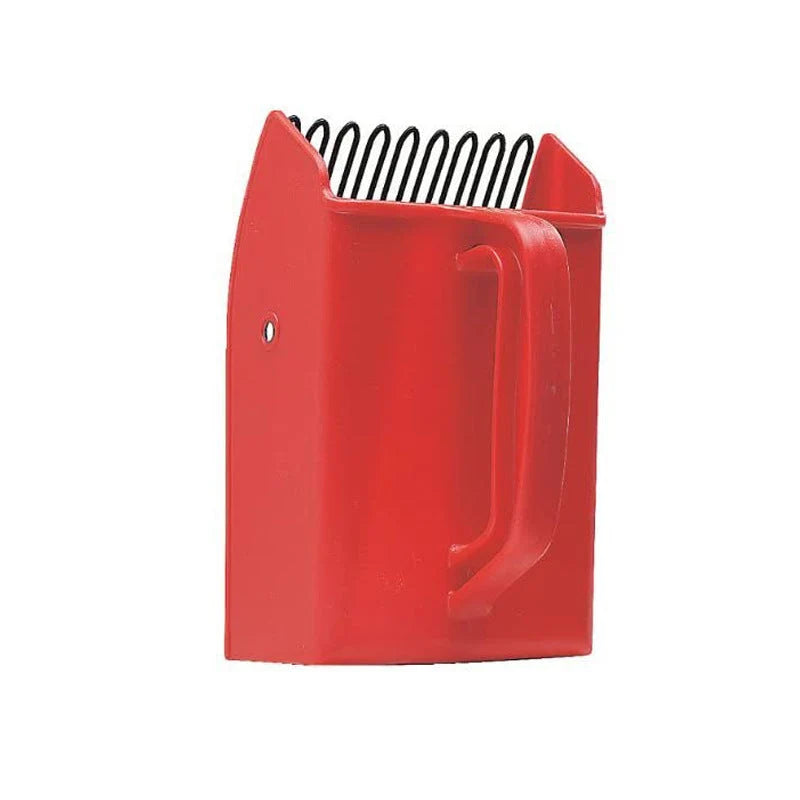 Berry Picker Comb Metal Tines Built-In Basket Ergonomic Handle