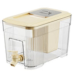 Beverage Dispenser Fridge-Friendly 1.6 Gallon Push Tap