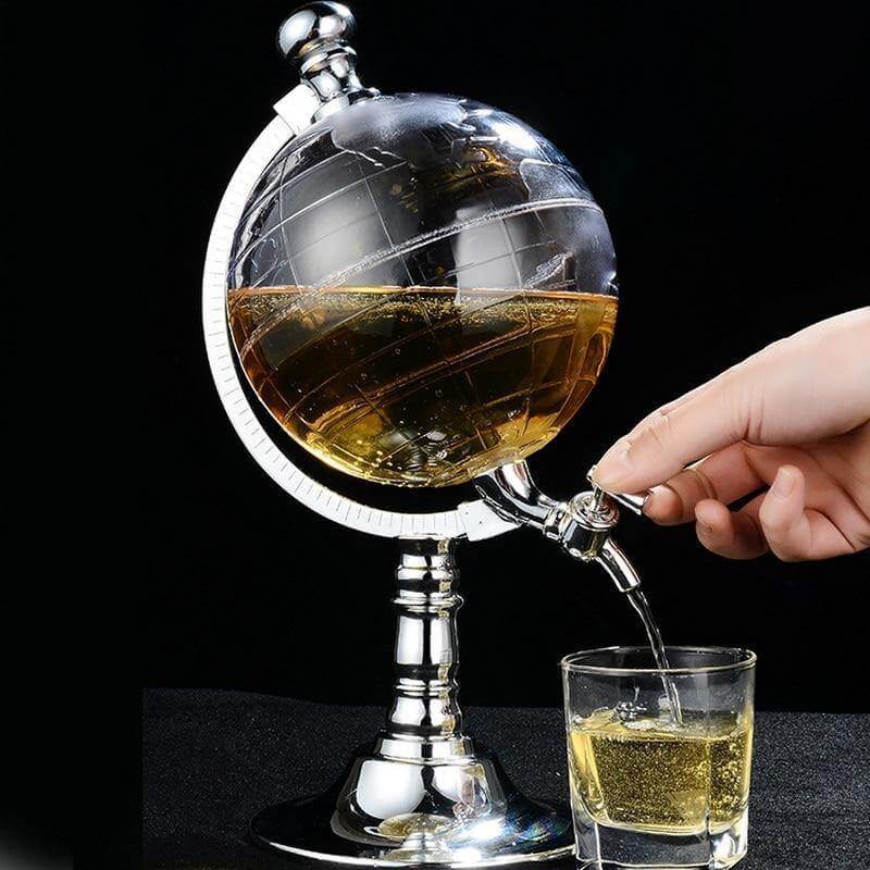 Beverage Dispenser Globe Design Tap Spout 118 Fl Oz