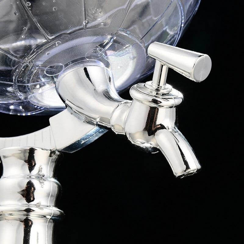 Beverage Dispenser Globe Design Tap Spout 118 Fl Oz