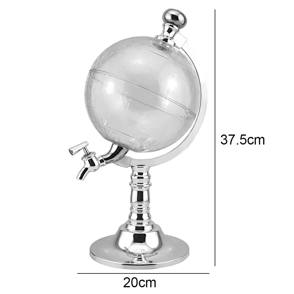 Beverage Dispenser Globe Design Tap Spout 118 Fl Oz