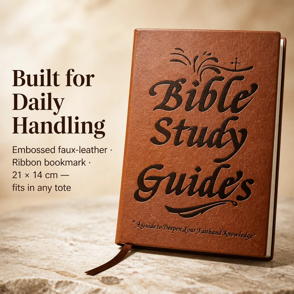Bible Study Companion Illustrated 66-Book Reference Faux-Leather Hardcover