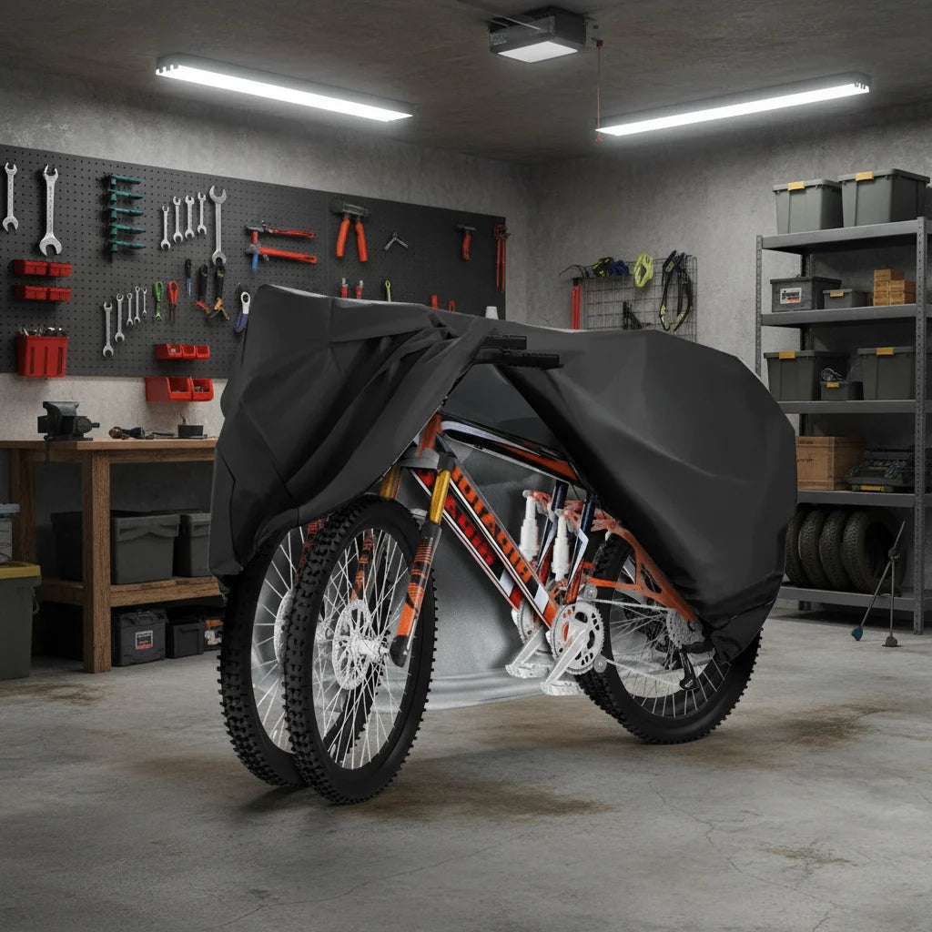 Bicycle Cover Water-Repellent UV-Resistant Reflective Details