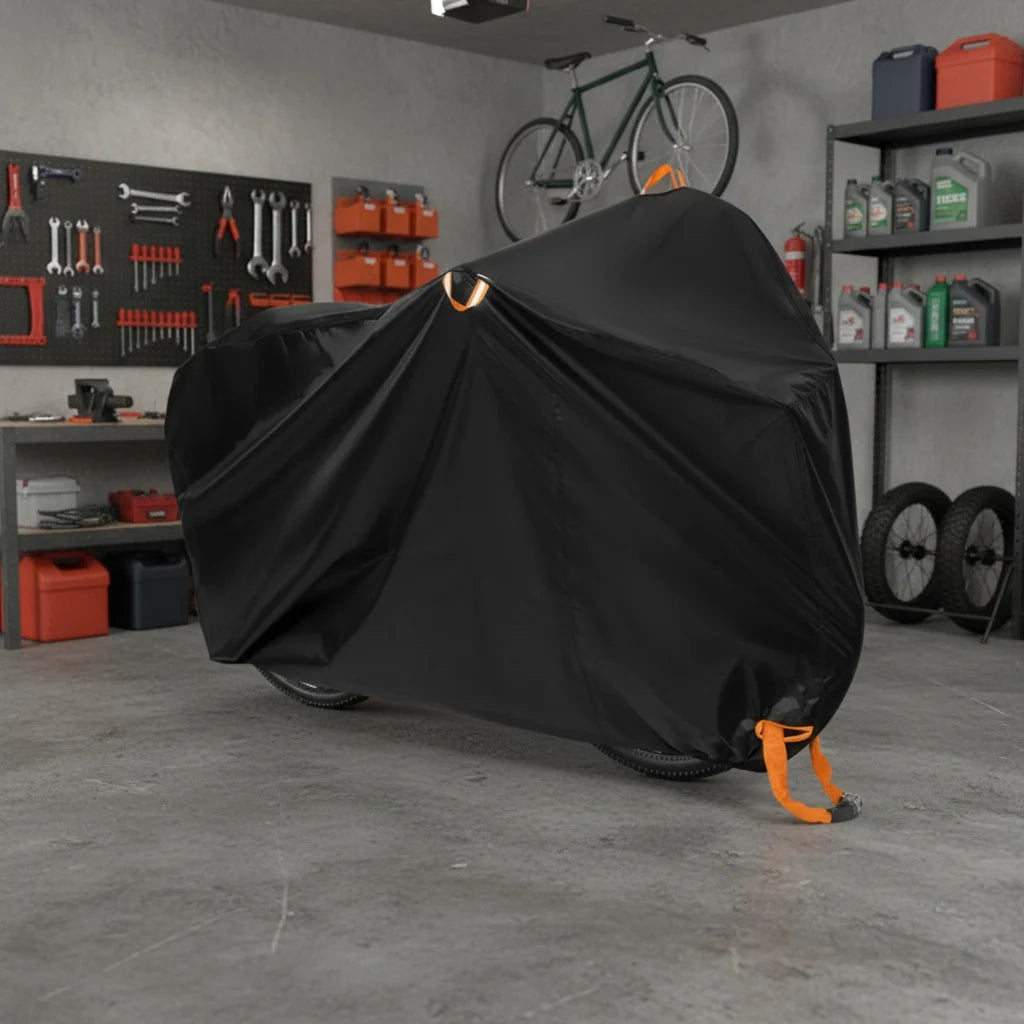 Bicycle Cover Water-Repellent UV-Resistant Reflective Details