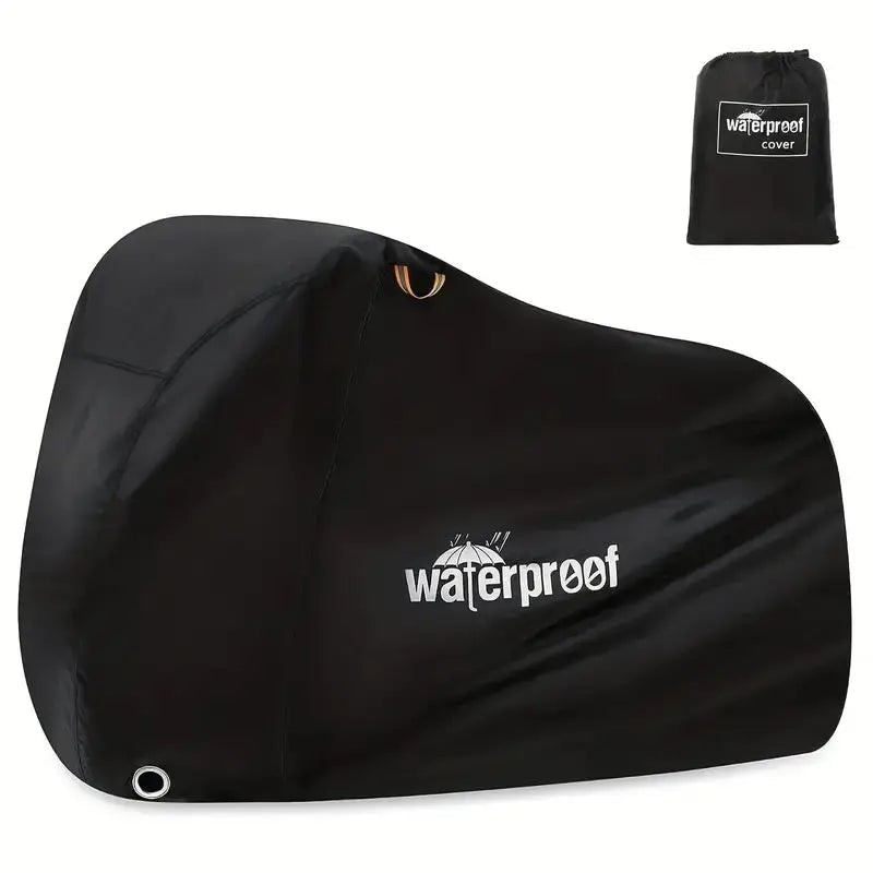 Bicycle Cover Weather-Resistant Elastic Hem & Buckle Strap