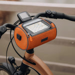 Bicycle Handlebar Bag Touchscreen Phone Holder Water-Resistant Storage