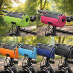 Bicycle Handlebar Bag Touchscreen Phone Holder Water-Resistant Storage