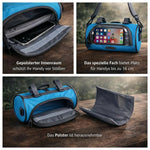 Bicycle Handlebar Bag Touchscreen Phone Holder Water-Resistant Storage