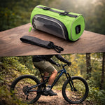 Bicycle Handlebar Bag Touchscreen Phone Holder Water-Resistant Storage