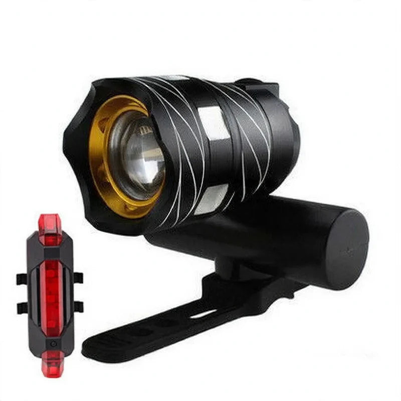 Bicycle Light T6 LED USB Rechargeable High Beam