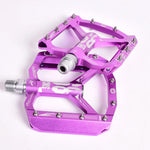 Bicycle Pedals Aluminum Alloy Anti-Skid Replaceable Steel Pins