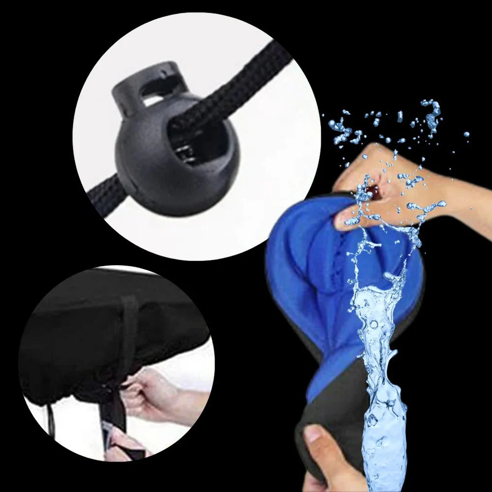 Bicycle Seat Cushion Gel Foam Padded Breathable Non-Slip