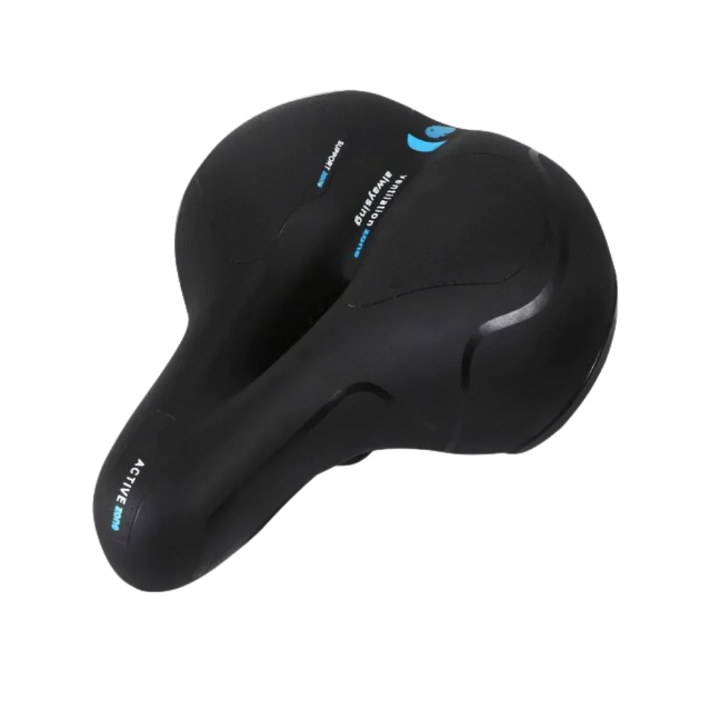 Bicycle Seat Ergonomic High-Density Foam Microfiber Leather