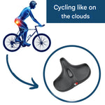 Bicycle Seat Gel & Memory Foam Shock-Absorbing Ventilated