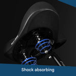 Bicycle Seat Gel & Memory Foam Shock-Absorbing Ventilated