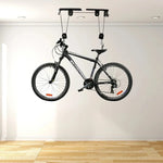 Bike Hoist Ceiling-Mounted Smooth Pulley 132 lb Capacity