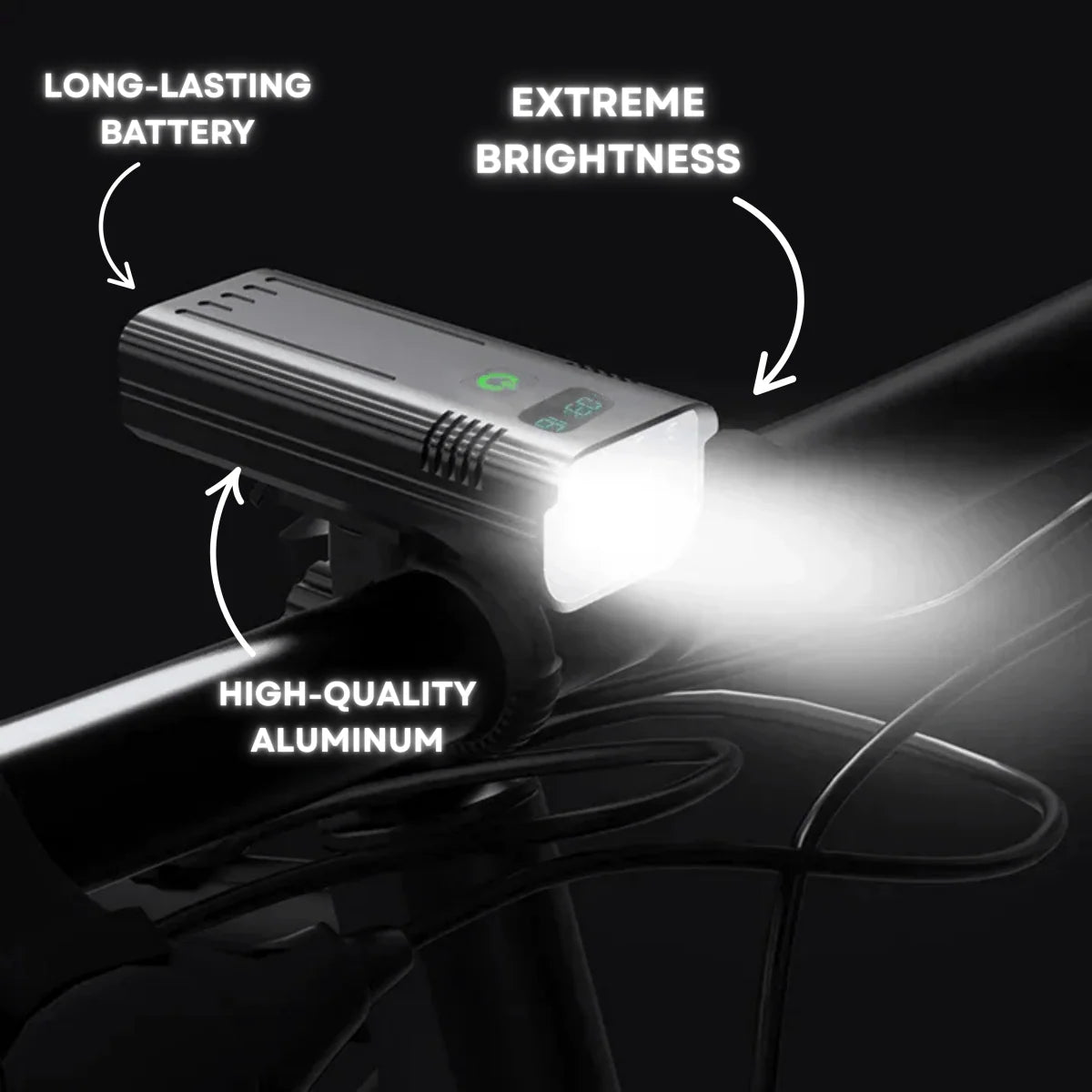 Bike Light 5000 Lumens USB-C Rechargeable