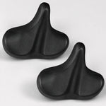 Bike Saddle Extra Wide Shock-Absorbing Leather-Look