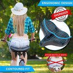 Bike Saddle Memory Foam Dual Shock Absorption Waterproof Non-Slip