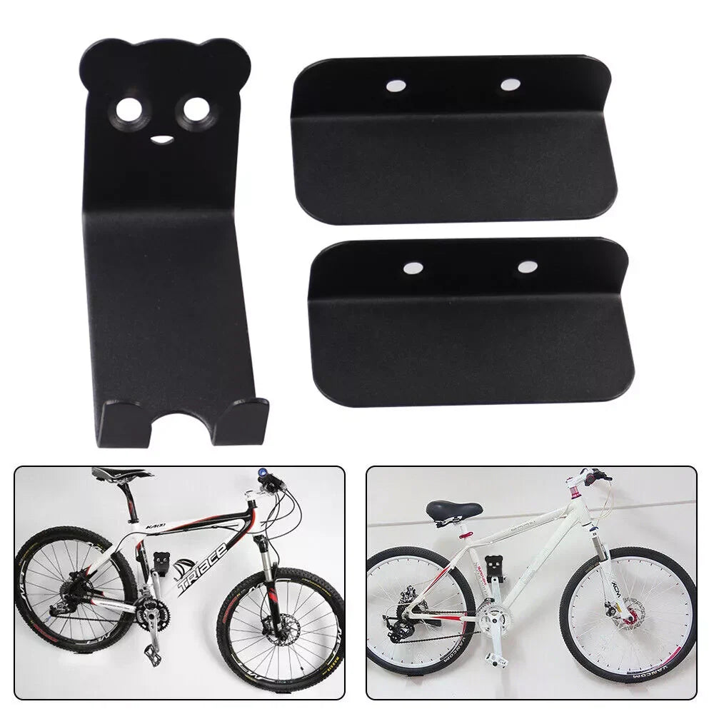 Bike Wall Mount Pedal Hook Space-Saving 150 lb Capacity