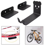 Bike Wall Mount Pedal Hook Space-Saving 150 lb Capacity