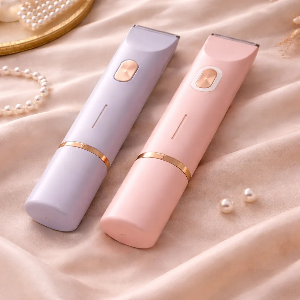 Bikini Trimmer Waterproof 2 Interchangeable Heads USB-C Rechargeable