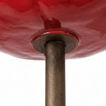 Bird Bath Garden Stake Flower-Shaped Weather-Resistant Metal