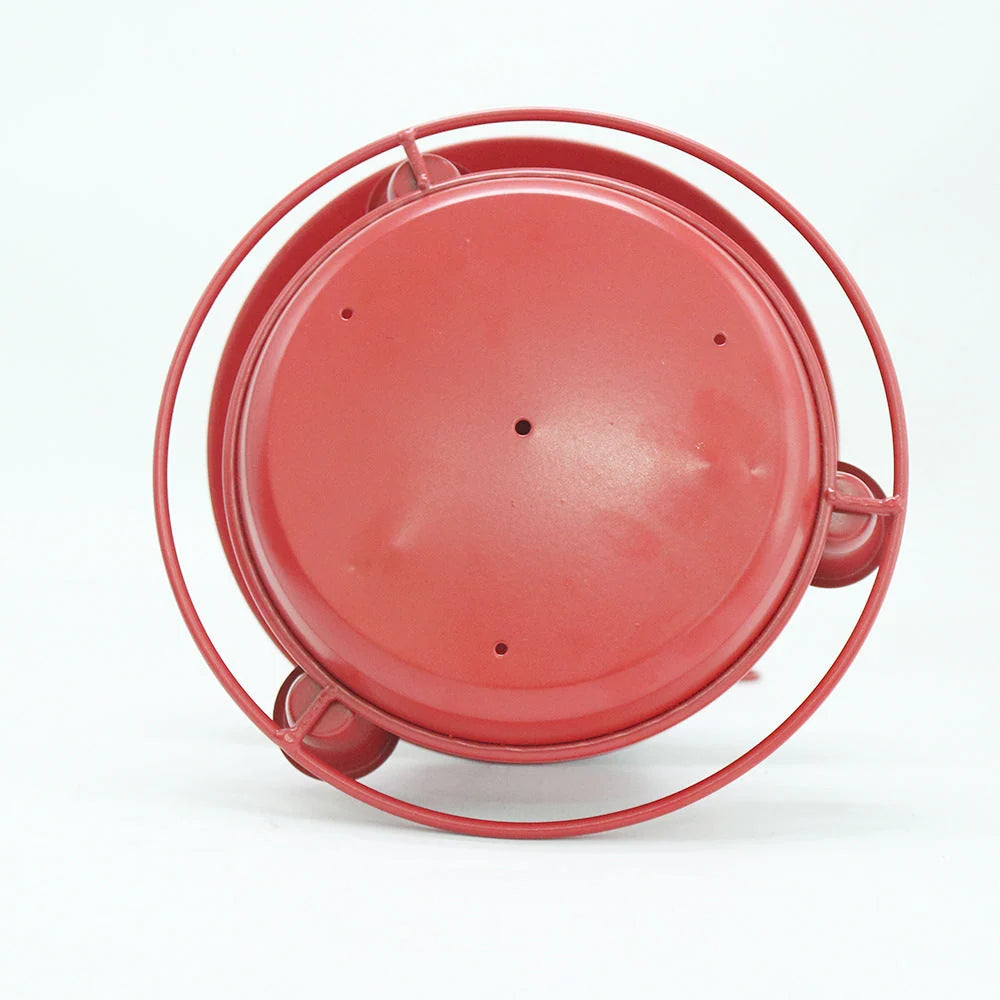Bird Feeder Metal Retractable 32 Oz Three Water Cups