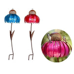 Bird Feeder Metal Sunflower Design Ground Stake