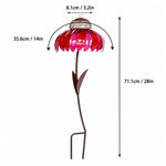 Bird Feeder Metal Sunflower Design Ground Stake