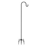 Bird Feeder Pole Adjustable Steel 5-Prong Base