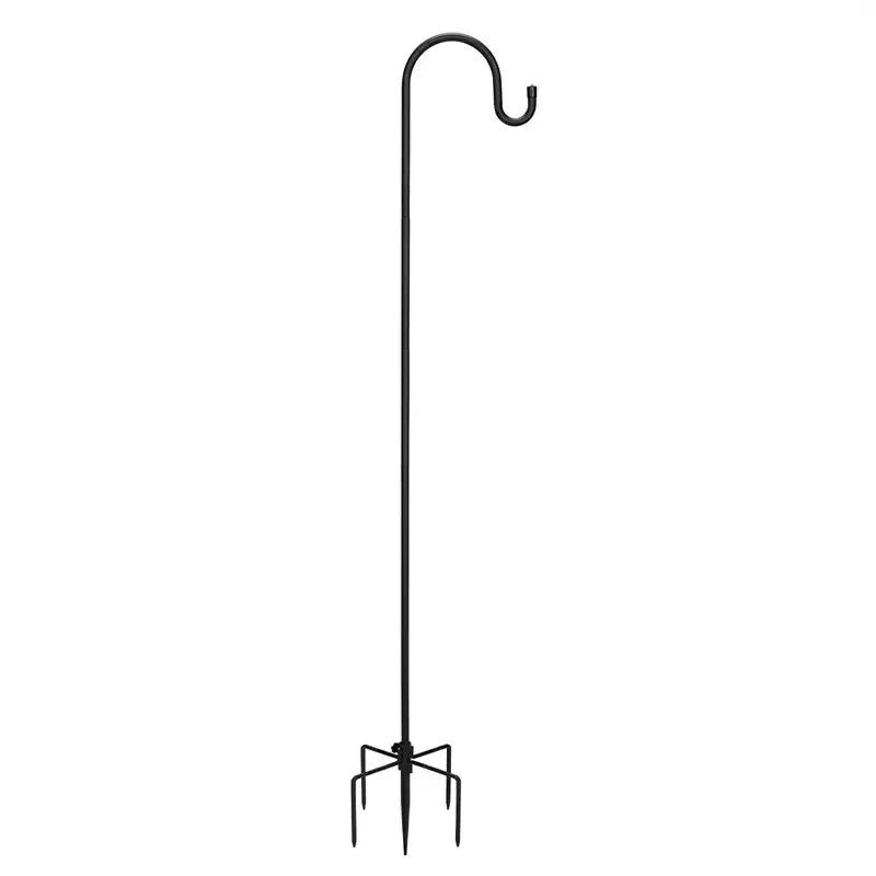 Bird Feeder Pole Adjustable Steel 5-Prong Base