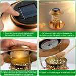 Bird Feeder Solar-Powered LED Lighting