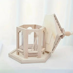 Bird Feeder Wooden Woven Hanging Integrated Water System