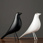 Bird Figurine Ceramic Matte Scandinavian Design