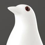 Bird Figurine Ceramic Matte Scandinavian Design