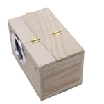 Bird Nesting Box Paulownia Wood Reinforced Entrance Removable Top