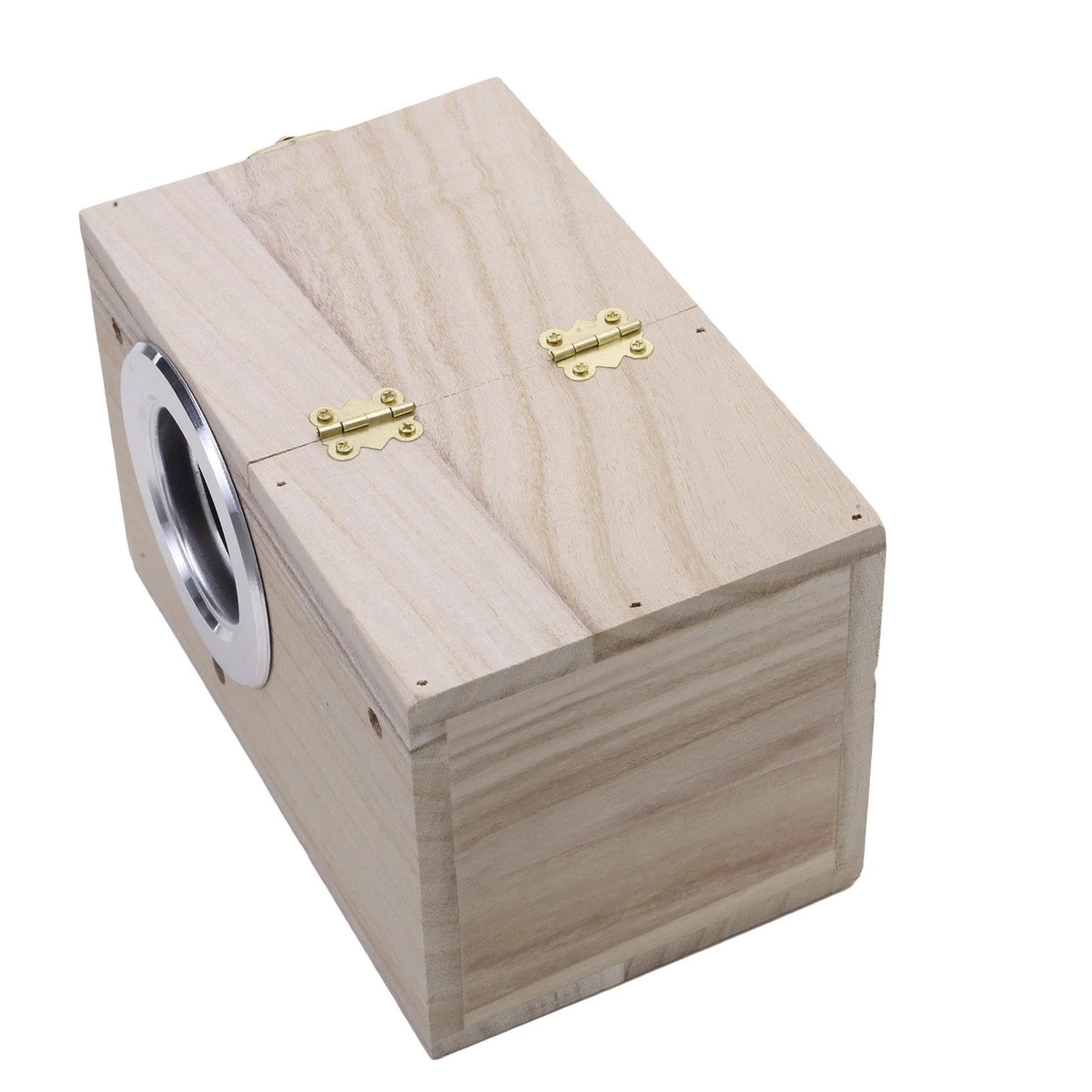Bird Nesting Box Paulownia Wood Reinforced Entrance Removable Top