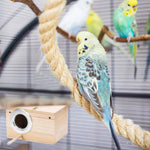 Bird Nesting Box Paulownia Wood Reinforced Entrance Removable Top