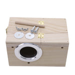 Bird Nesting Box Paulownia Wood Reinforced Entrance Removable Top