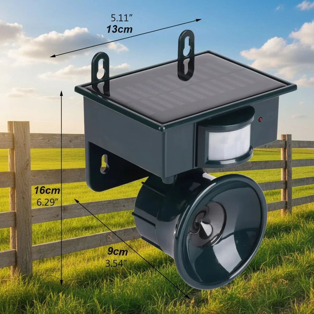 Bird Repeller Ultrasonic Weather-Resistant Outdoor Design