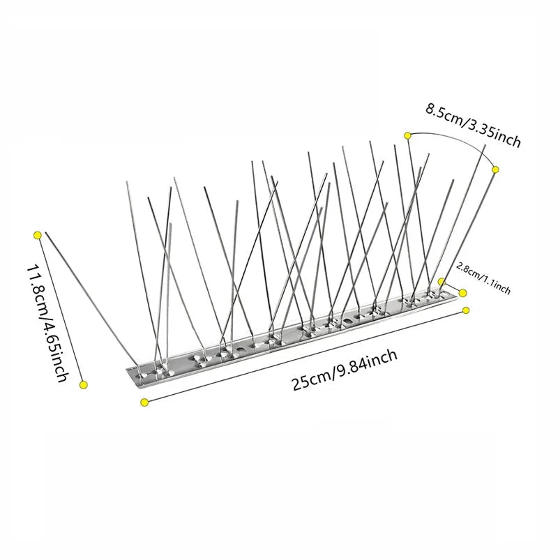 Bird Spikes 304 Stainless Steel Flexible & Trimmable