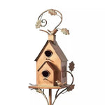 Birdhouse Garden Stake Metal Indoor & Outdoor 30 Inch Rod