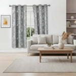 Blackout Curtains Opaque Privacy Grommet Top Patterned